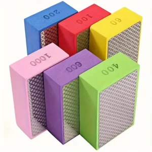 Diamond Hand Polishing Pads 100mm Abrasive Grinding Block for Tile Glass Stone Marble Ceramic Sanding Customizable OEM Tool