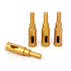 Diamond Hole Drill Vacuum Brazed Core Drill Bit Hexagonal Handle Wax Injection 8mm AE DHD 12