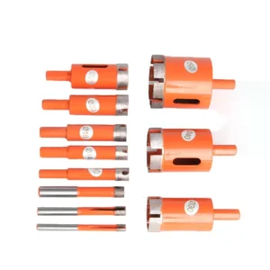 Diamond Hole Saw Cutter Drill Bit Set with Adapter for Marble Stone