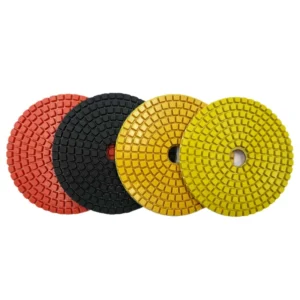 Diamond Polishing Disc 4″ Wet Grinding Buffing for Floor Used Marble Granite Concrete Countertop Stone Renovation