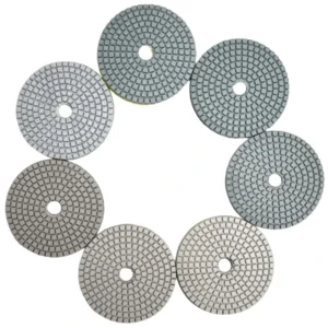 Diamond Polishing Pads 3mm 100mm Medium Hardness Wet/Dry Kit for Granite Stone Marble Concrete Countertop Quartz OEM