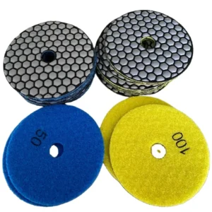 Diamond Polishing Pads Dry Pad 5 Inch for Hand Polisher