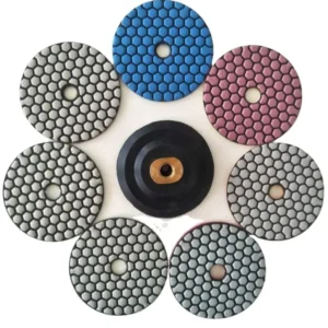 Diamond Resin Pad 100mm Flexible Dry Polishing Pad for Marble Granite Floors Hand Tools Compatible Polishing Machines OEM Supported