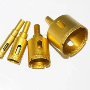 Diamond Sand Brazed Hole Saw Drill Bit for Ceramic Glass Gemstone Marble Porcelain Granite Tile 6-60mm