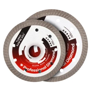 Diamond Turbo Blade Marble Porcelain Tile Wet/dry Cutting Hot Press Saw Blade Customizable Saw Blade for Granite 24 6 1/2in