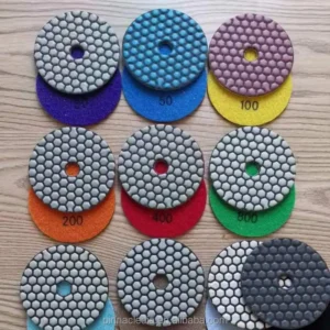 Diamond Wet Polishing Pads Industrial Stone Hand Spiral Flexible Granite Concrete Wet Granite Marble Abrasive Disc