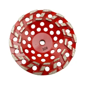 Double Row Diamond Cup Grinding Wheel Disc for Concrete, Granite and Metal Surface Grinding