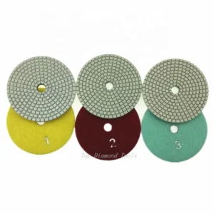 Dry Diamond Granite Polishing Pads for Angle Grinder
