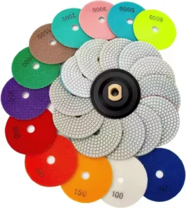 Dry Polishing Stone Diamond Concrete Grinding Polishing Pads Granite Marble Stone Polish Pad