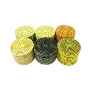 Durable Wet Use Diamond Polishing Pads 4 Inch 100mm for Concrete Floor Stone Marble Granite