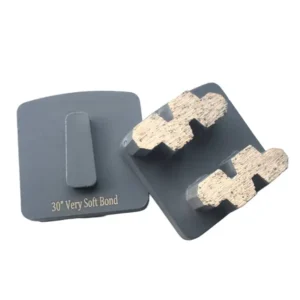 ETX-1 Knock-On Diamond Grinding Shoe Double Zig Zag Segments for Surface Preparation Coating and Adhesive Removal
