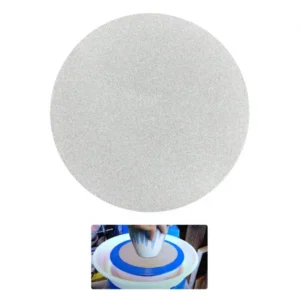 Electroplated Diamond Abrasive Disc No Center Hole Flat Lap 400 Grit for Bench Grinder Lapidary Machine Metal Polishing