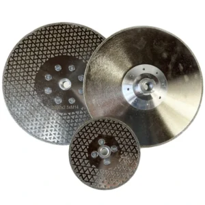 Electroplated Diamond Saw Blade Cutting Disc Grinding Wheel For Marble Stone Angle Grinder With M14