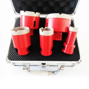 European Quality Vacuum Brazed Diamond Crowns Hole Saw Core Drill Bits Set for Glass Ceramic Tiles Marble