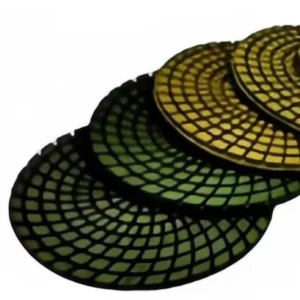 FY 4 Inches Diamond Wet Polishing Pad Resin Abrasive Stone Marble Quartz Stone Polishing Disc for Granite Marble Quartz Stone
