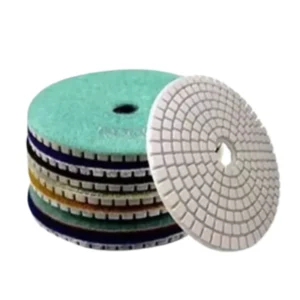 Factory 100mm Round Diamond Floor Polishing Disc High Quality Grinding Stone for Metal Pads Car Bodies OEM Customizable