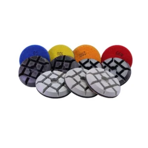 Factory Diamond Buffing Pads 3 Inch Resin Bond Concrete & Granite Stone Polishing Pads 50#-3000# Grit Wear Resistant