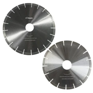 Factory Direct Industrial Grade 250/300mm Dekton Diamond Saw Blades Nitride Finishing for Wet Cutting Ceramic Tile Porcelain