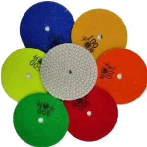 Factory Hot Sell Wet Dry Flexible Durable Polishing Diamond Resin Polishing Pads for Granite Marble Stone Quartz
