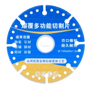 Factory Industrial OEM Diamond Saw Blade High Efficiency High Speed Multi Functional Heat Dissipation Hole U Shaped