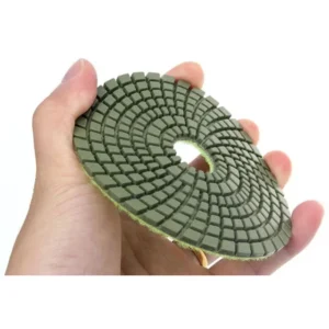 Fast Speed 100mm Diamond Buffing Disc Polishing Pads Fine Abrasive for Marble Granite Quartz Concrete Floors OEM Wet/Dry Use