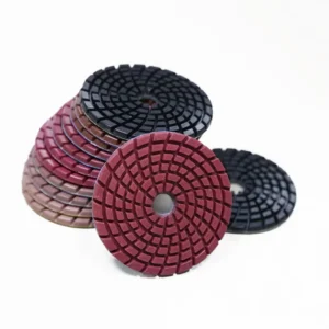 Flexible 4mm Resin Wet Polishing Pads for Granite Marble Tile Terrazzo Stones