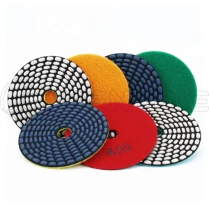 Flexible Diamond Polishing Pad 5 Inch Wet Dry Use For Granite Marble Stone Floor Renovation High Gloss Finish Polishing