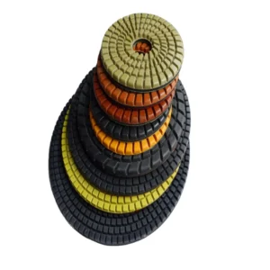 Flexible Diamond Resin Wet Polishing Pad Customizable OEM Buffing Pads for Granite Marble Concrete Colorful Grinding Disc