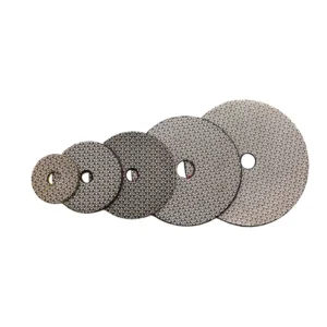 Flexible Electroplated Diamond Sanding Pads No Cracking Diamond Grinding Discs for Stone Ceramic & Tile Edge Trimming