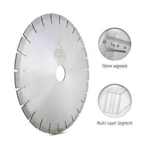 Free Customized Industrial Grade 14 Inch 350 mm Diamond Saw Blades Professional Cutting Granite Marble Rock Slab Saw Blades