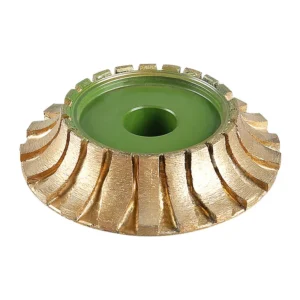 French Edge Grinding Wheel 150/300 Diamond Sintered Abrasive Tool 1/4 Round Customizable for Stone Processing