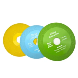 Fullux 100mm 4 Inch Diamond Glass Cutting Disc Diamond Saw Blade for Ceramic Tile Green Jade Polishing and Cutting