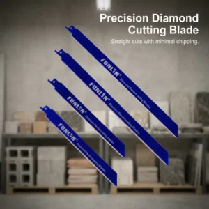 Funlin OEM Diamond Saw Blade Set Cutting Through Most Abrasive Materials for Concrete Customizable Sizes 8″ 9″ 10″