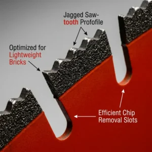 Gas Block Electric Brick Cutter Special Tool 700 Diamond Saw Blade 600 Concrete Cutting Blade 24T 40mm CrN Wolf Teeth Short