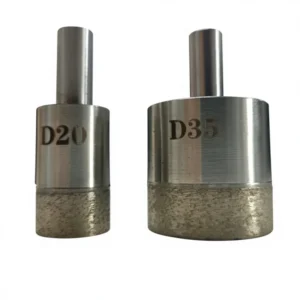 Glass Drilling Straight Shank Sintered Diamond Core Drill Bit for Glass Marble Stone Porcelain Ceramic Tile