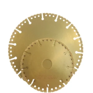 Gold Industrial Grade Nitride Power Tools Diamond Turbo 115mm 4.6inch Saw Cutter Blade Discs for Marble Concrete