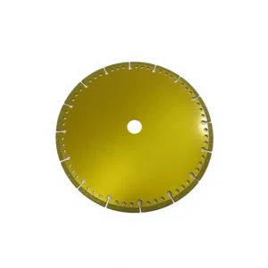 Gold Low MOQ Industrial Grade Nitride Coated Power Tools Turbo 230mm 9.2inch Diamond Saw Cutter Blade Discs for Iron Metal