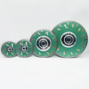 Good Sharpness Sintered Wide Turbo Diamond Saw Blades Cutting Faster Smoother Cutter Disc for Granite Marble Engineered Stone
