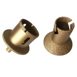 Granite Sink Hole Saw Diamond Vacuum Brazed Core Drilling Bit Chamfering Hole Cutter OEM Tools Tile Marble