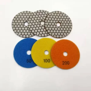 Grit #200 Diamond Flexible Resin Dry Polishing Pad for Granite Marble