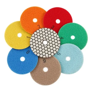 HAIHUA Electric Diamond Dry Grinding Pieces Marble Granite Industrial Grade 3 Inch 8cm 0# Disc Wheel 3 Year Warranty 50 60Hz OEM