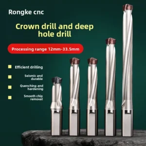 HH Crown Diamond High Precision SMD Drill Extended U Shaped Design Internal Cooling Saber Tooth Tip Deep Hole Capability Blade