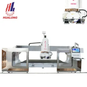 HKNC 450 5 Axis Bridge Saw Stone Cutting Machine for Marble and Granite