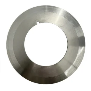 HSS Stainless Steel D2 Round Disk Industrial Slitting Blades HRC 58-62 Hardness For Cloth And Paper Cutting Machines