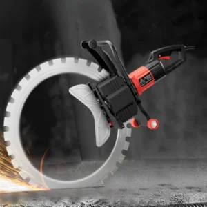 Hand Held Electric Concrete Cutting Machine Diamond Ring Saw 5000W 8900W High Efficiency 30 50cm Cutting Depth