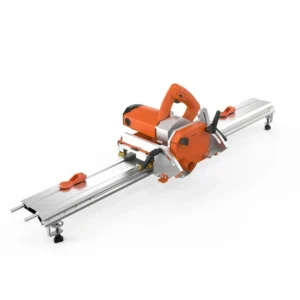 Handheld Track Cutter for Tiles and Stone Slabs with 45 Degree Beveling Capability and High Precision Straight Cut Machine