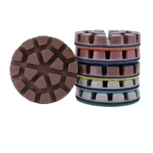OEM Floor Polishing Pucks Resin Bond 3 Inch Diamond Pad Wet/Dry Use Fine Abrasive Disc for Concrete Floor Grinder