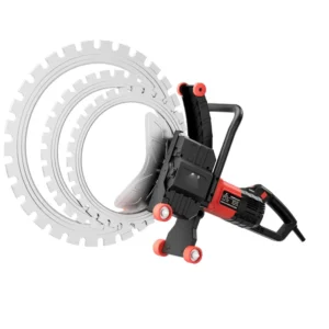 High-Frequency Dust-Free Circular Saw, Handheld Motor Engine Door Window Opening Wall Cutting Machine, Gear Concrete Cutter