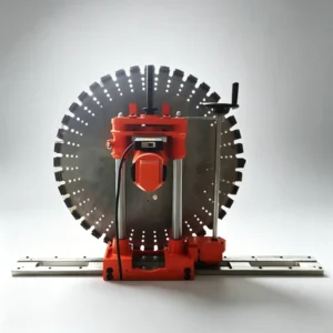High Frequency Electric Wall Saw Cutter Automatic Track Wall Cutting Machine Circular Diamond Blade Industrial Concrete