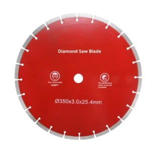 High Hardness 300 350mm Diamond Cutting Discs Road & Concrete Cutting Saw Blades for Hand Held Wall Sawing